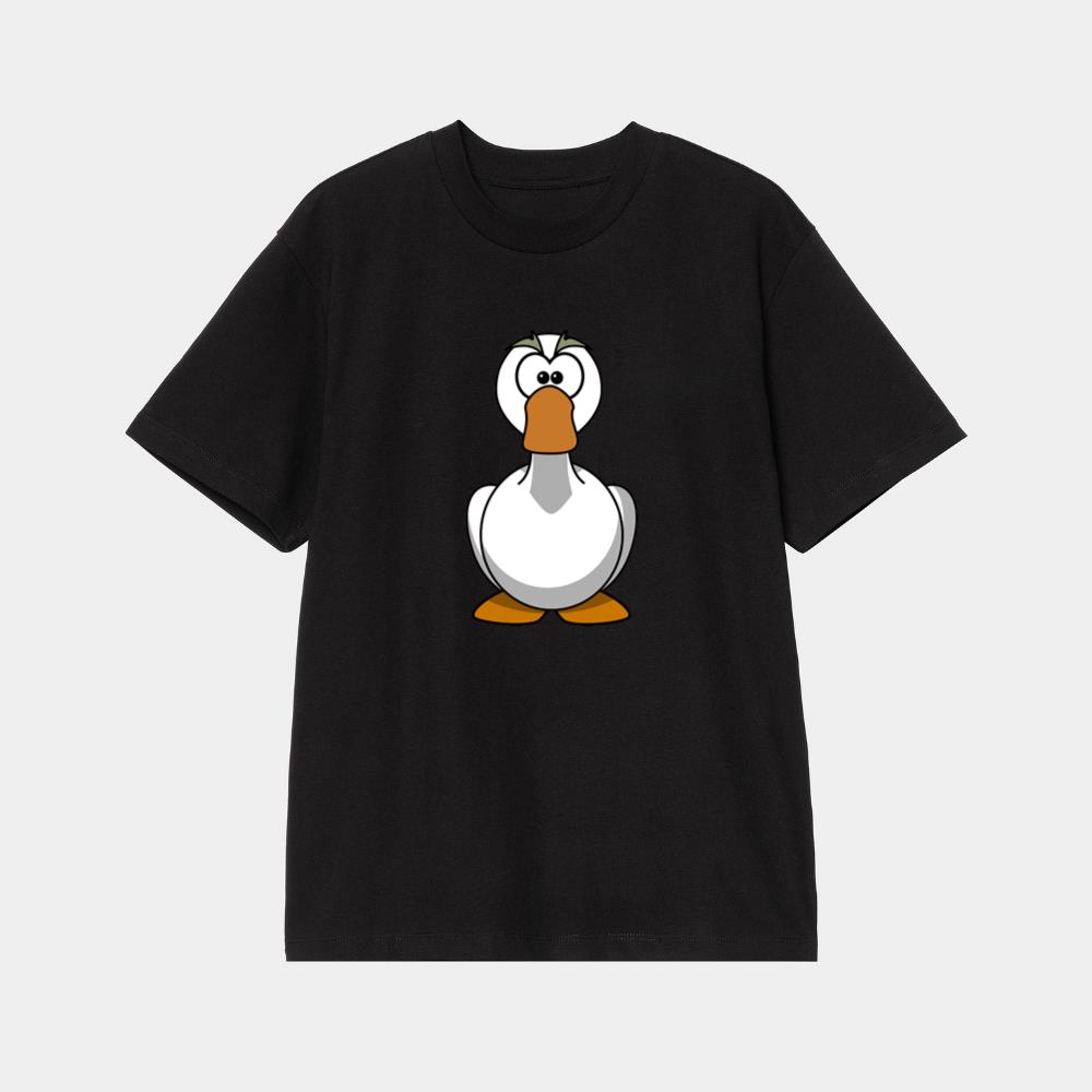 Funny Round Goose Pose T-Shirt