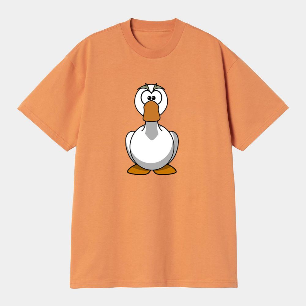 Funny Round Goose Pose T-Shirts