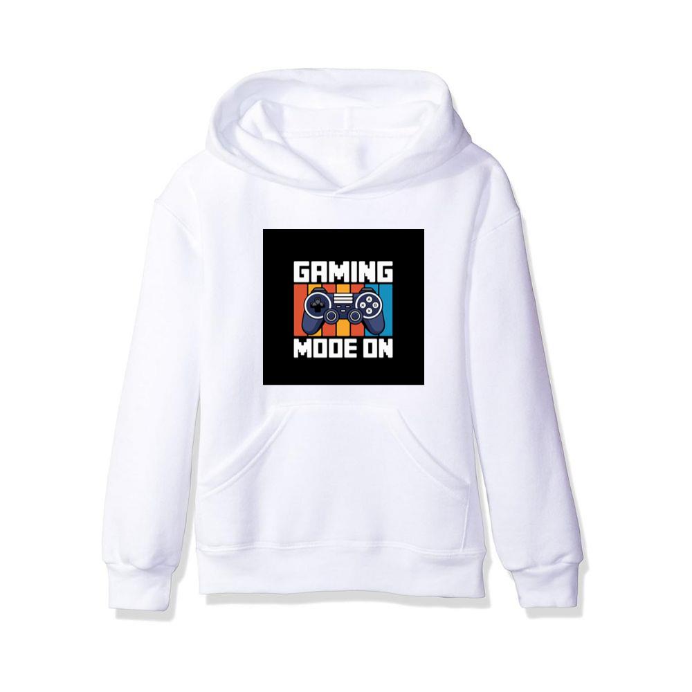 Gaming Mode On Text Design Hoodies