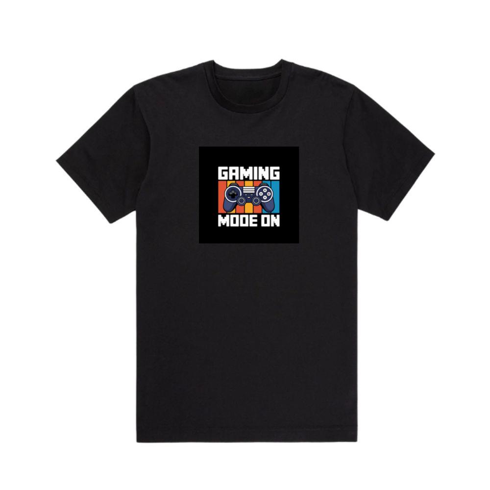 Gaming Mode On Text Design T-Shirts
