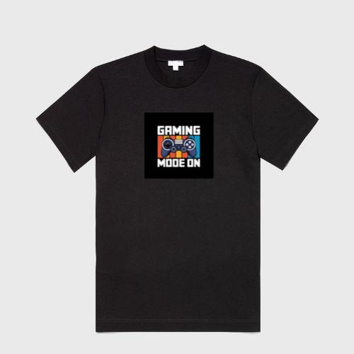 Gaming Mode On Text Design T-Shirts