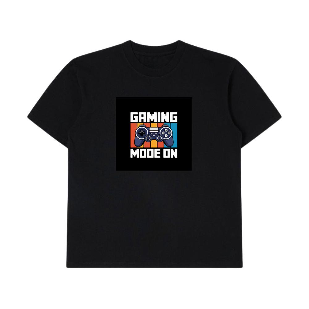 Gaming Mode On Text Design T-Shirts