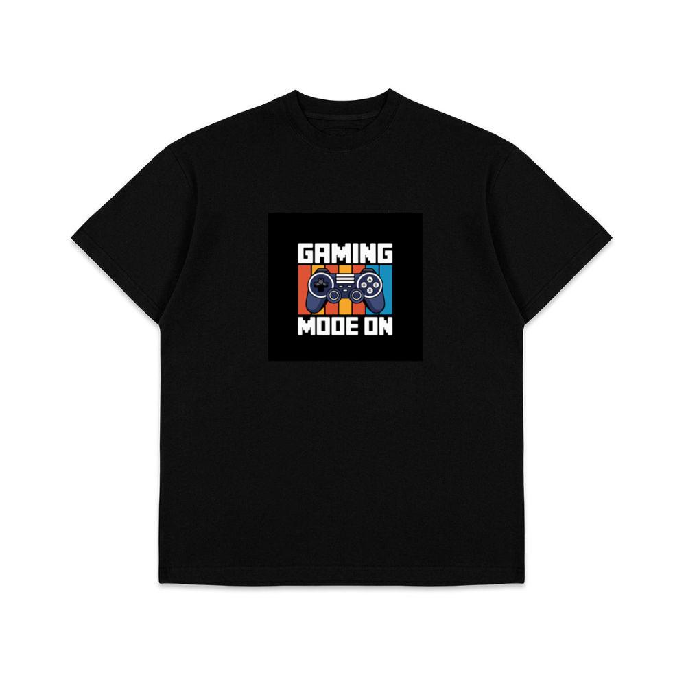 Gaming Mode On Text Design T-Shirts