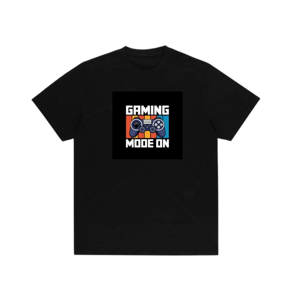 Gaming Mode On Text Design TShirts Tetebi