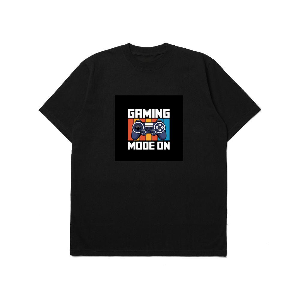 Gaming Mode On Text Design T-Shirts