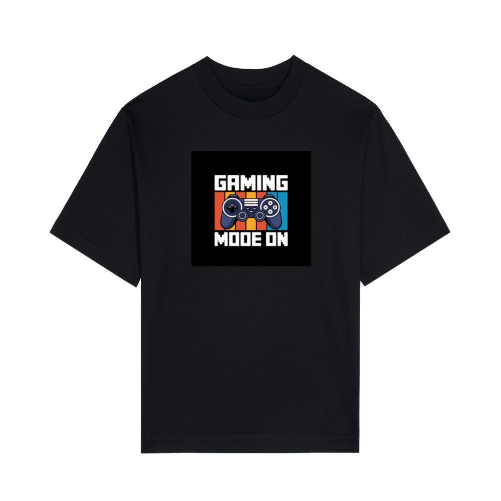 Gaming Mode On Text Design T-Shirts