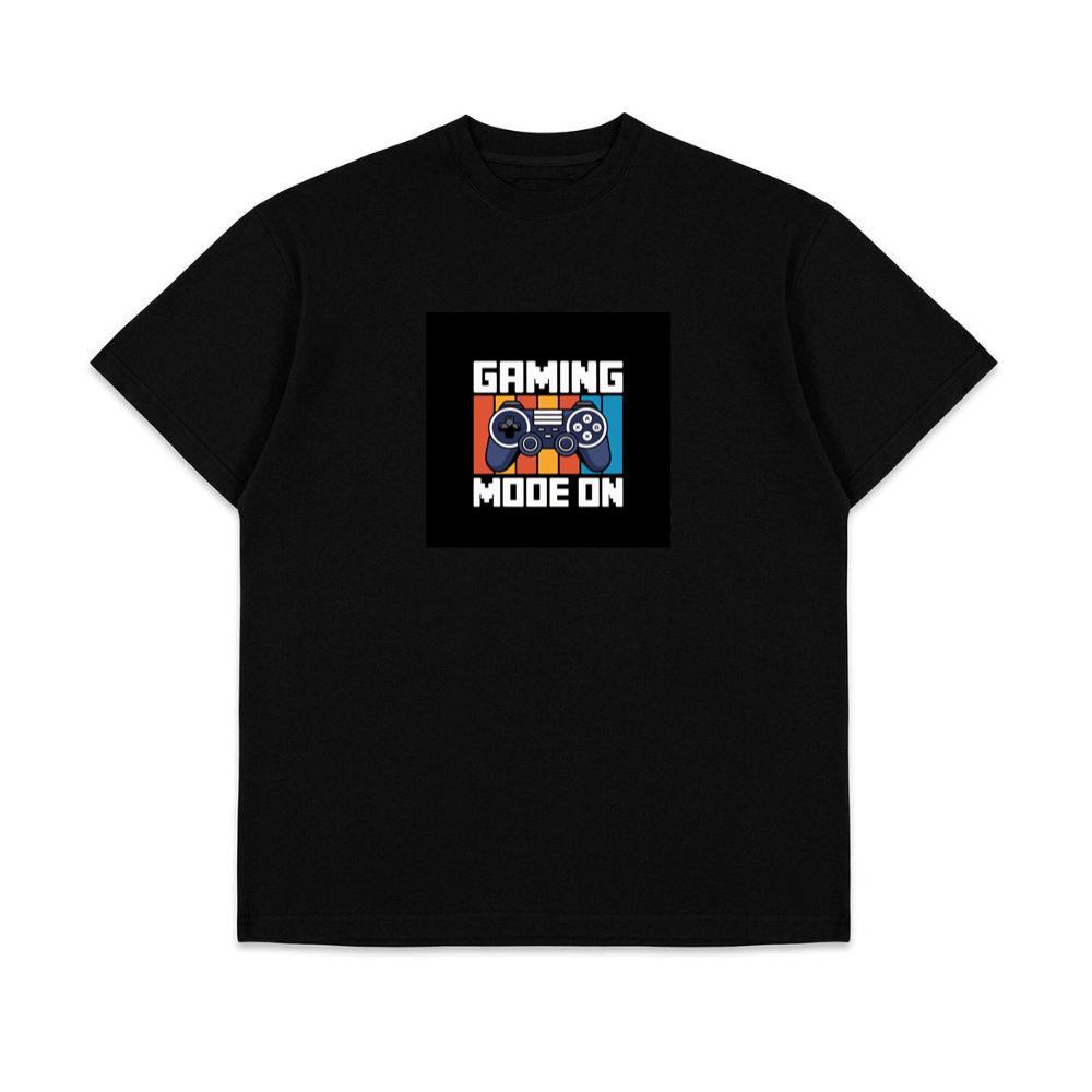 Gaming Mode On Text Design T-Shirts