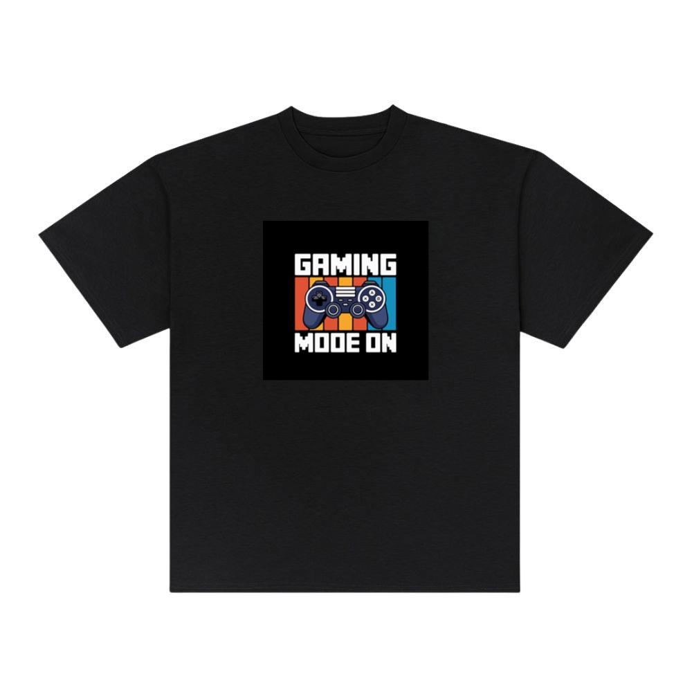 Gaming Mode On Text Design T-Shirts
