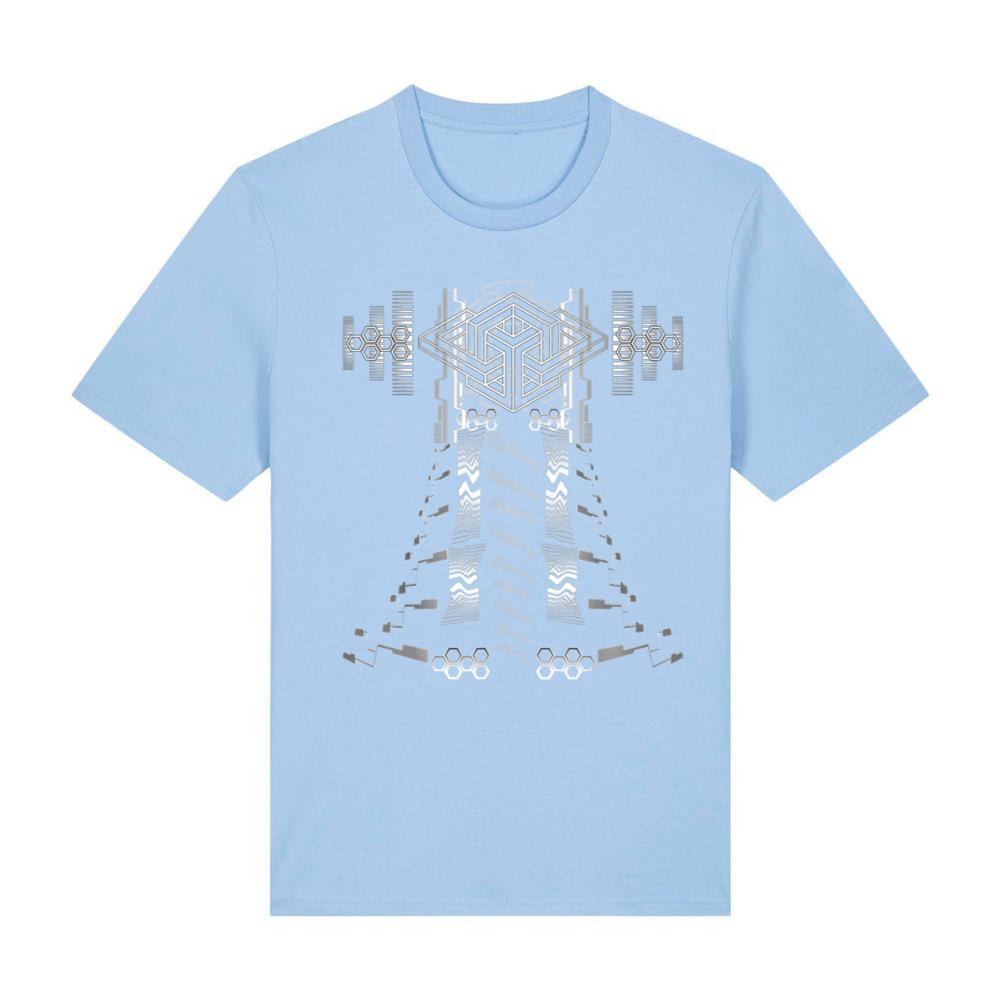 Geometry Cube Glitch Graphic T-Shirt