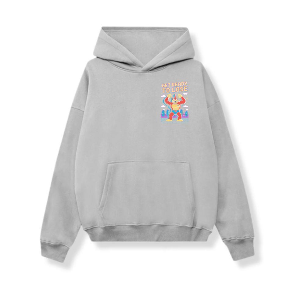 Get Ready to Lose Retro Robot Cartoon Design Hoodie Oceancoastline