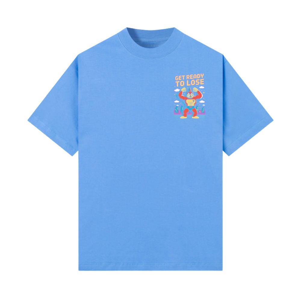 Get Ready to Lose Retro Robot Cartoon Design T-Shirt - Image 3