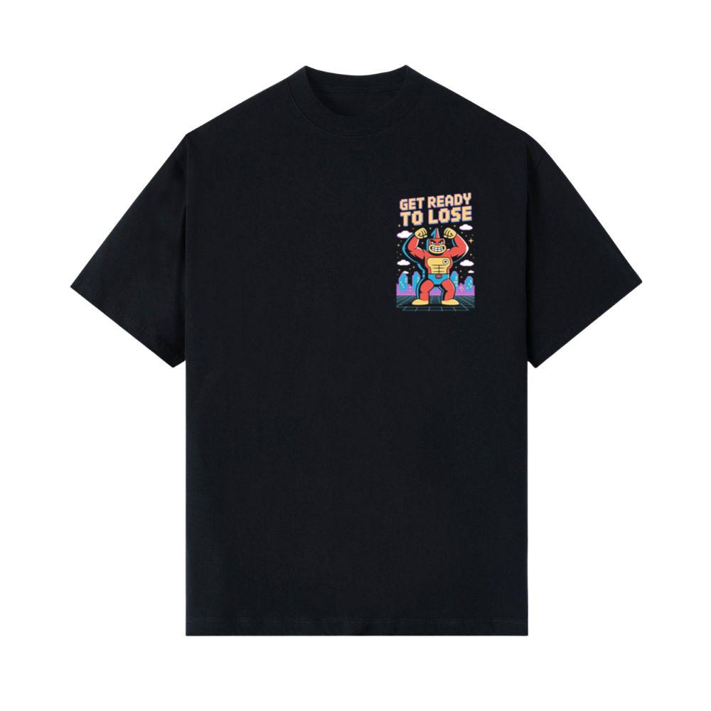 Get Ready to Lose Retro Robot Cartoon Design T-Shirts