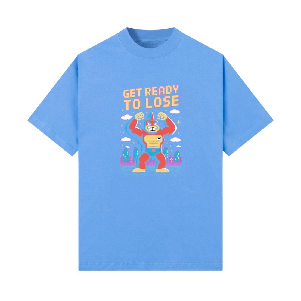 Get Ready to Lose Retro Robot Cartoon Design T-Shirts