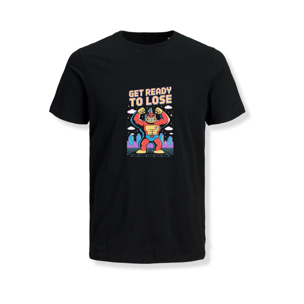 Get Ready to Lose Retro Robot Cartoon Design T-Shirts