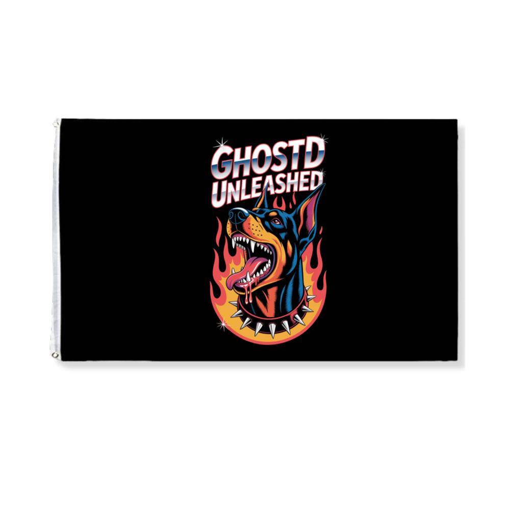 Ghostd Unleashed Skeleton Fire Graphic Flat