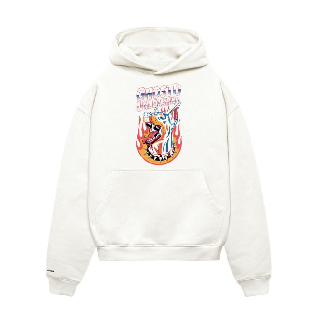 Ghostd Unleashed Skeleton Fire Graphic Hoodie