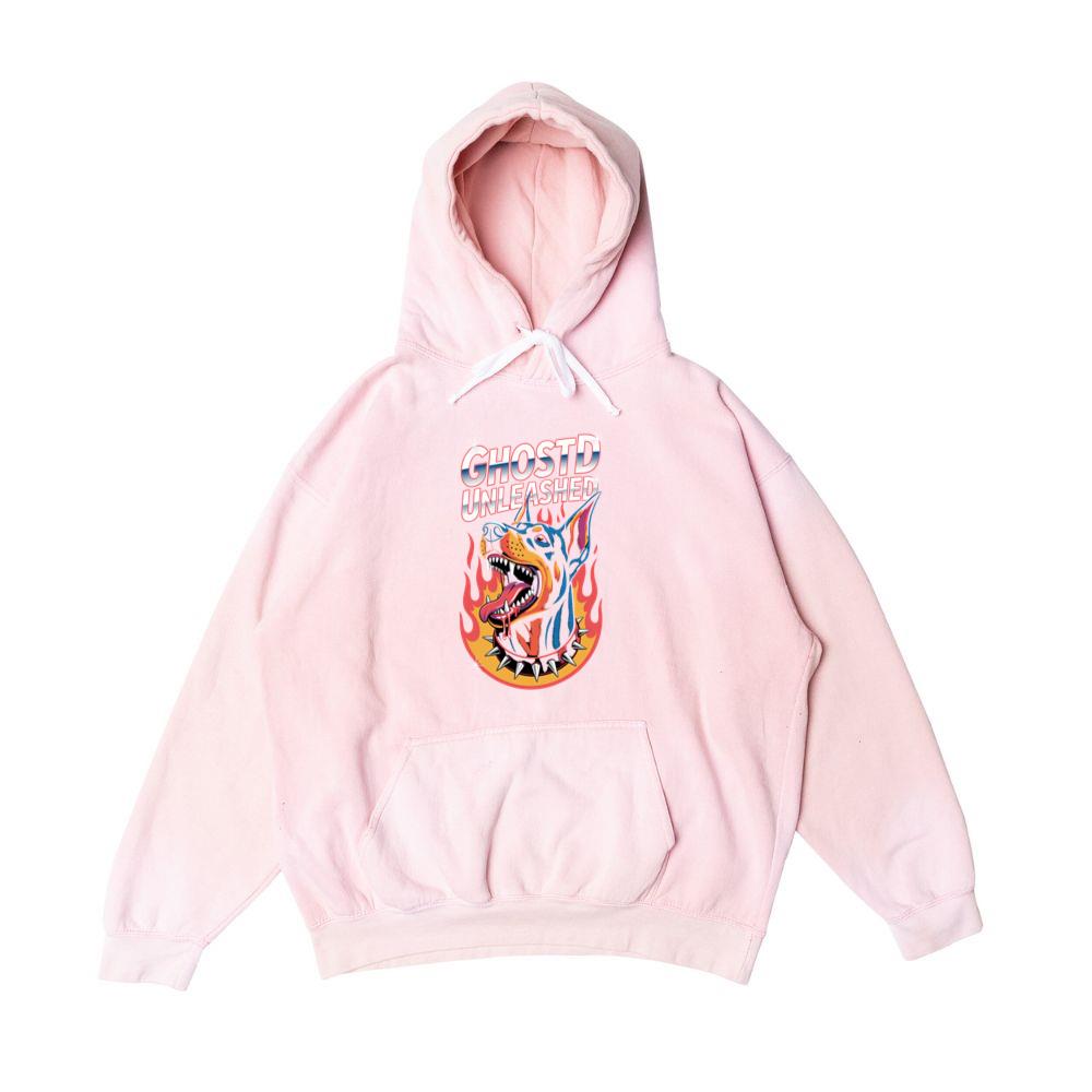 Ghostd Unleashed Skeleton Fire Graphic Hoodie