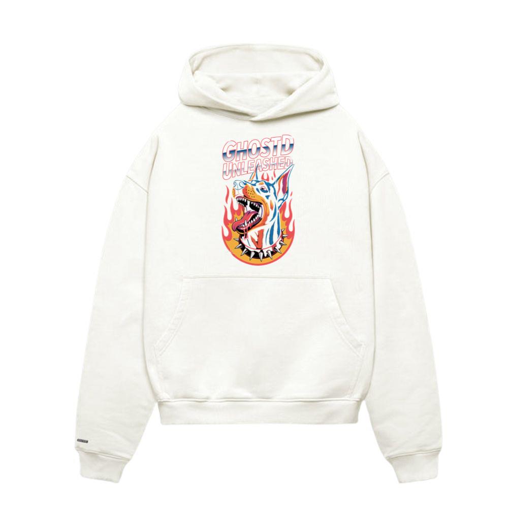 Ghostd Unleashed Skeleton Fire Graphic Hoodies