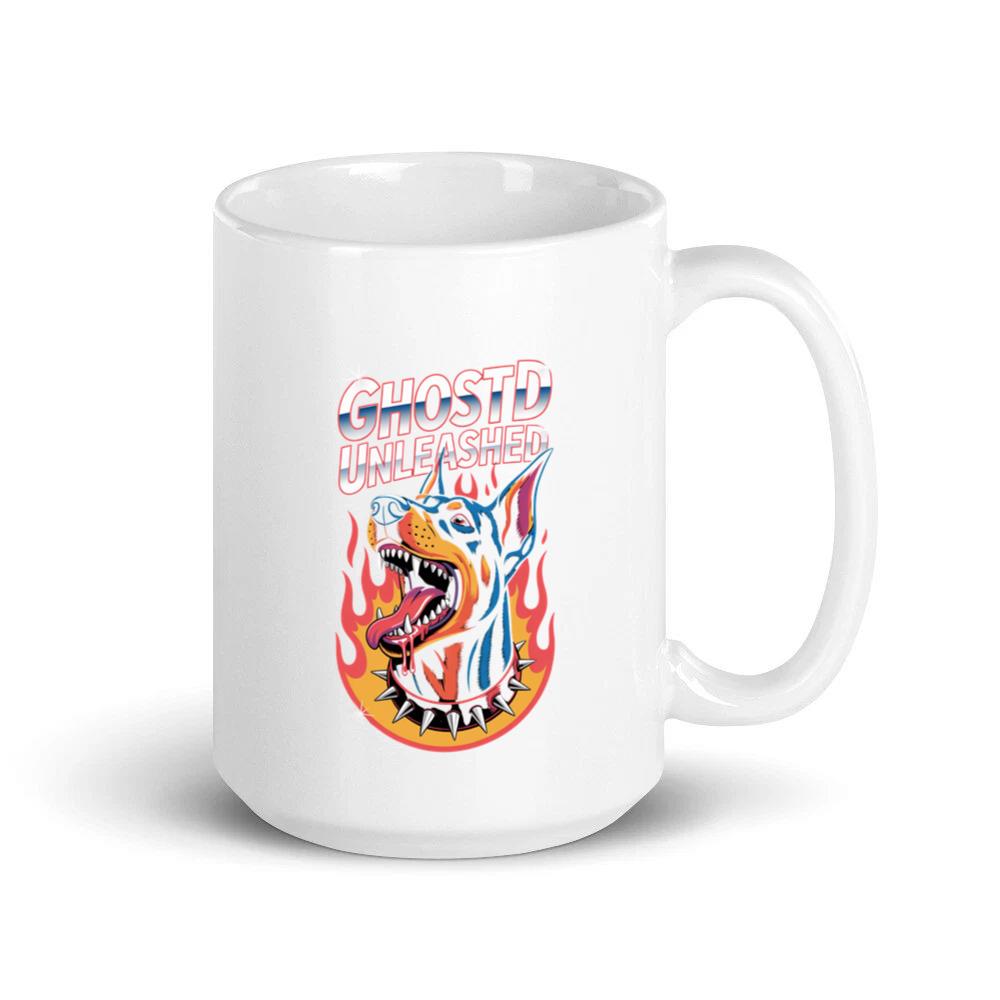 Ghostd Unleashed Skeleton Fire Graphic Mug