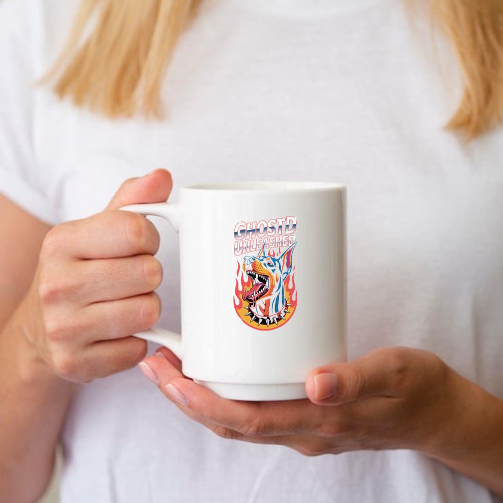 Ghostd Unleashed Skeleton Fire Graphic Mug