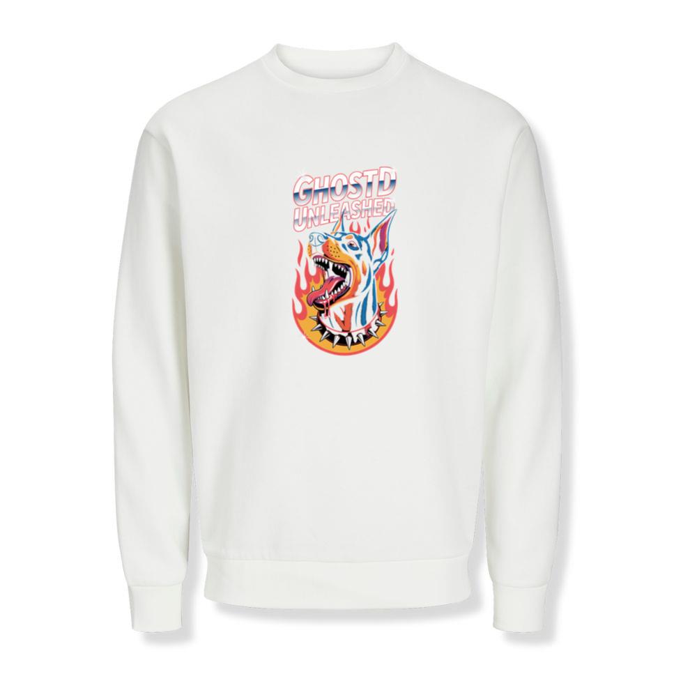 Ghostd Unleashed Skeleton Fire Graphic Sweatshirts