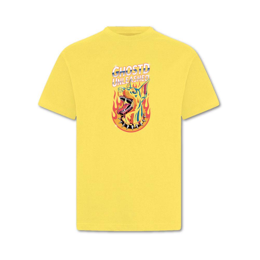 Ghostd Unleashed Skeleton Fire Graphic T-Shirt