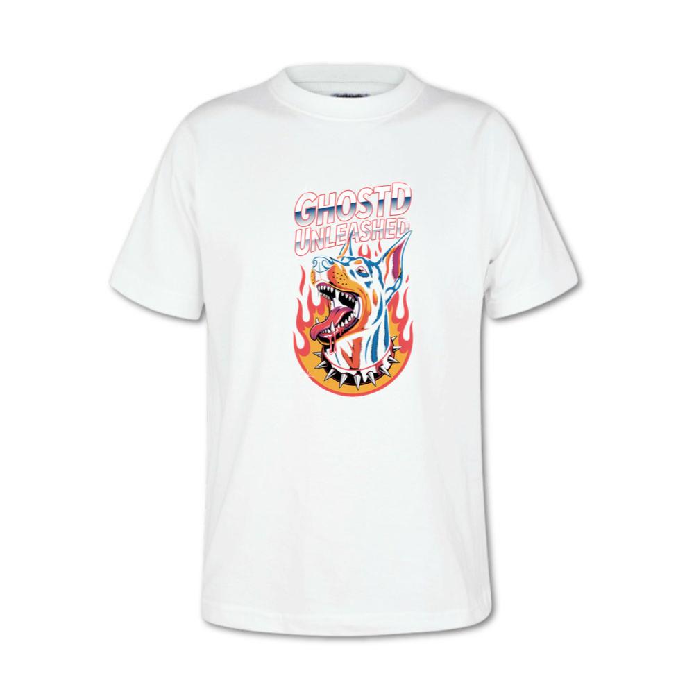 Ghostd Unleashed Skeleton Fire Graphic T-Shirt