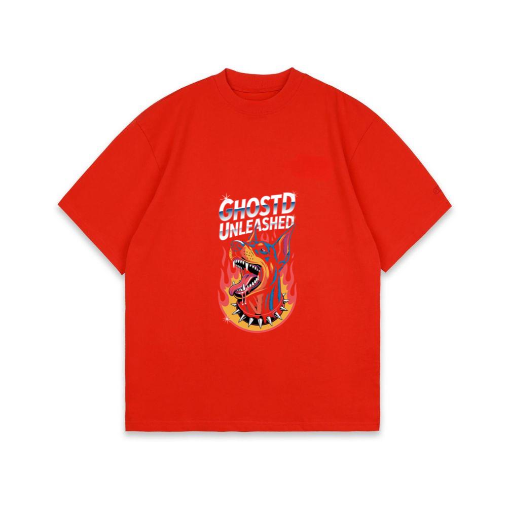 Ghostd Unleashed Skeleton Fire Graphic T-Shirt