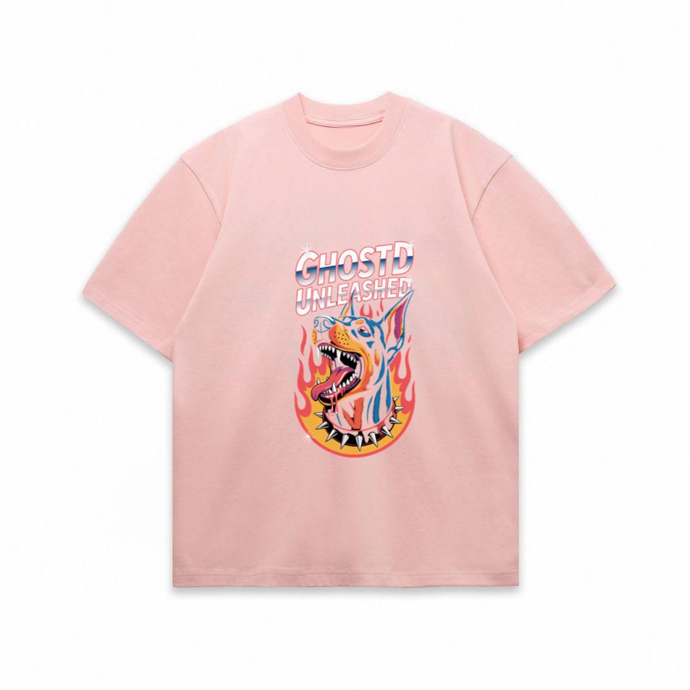 Ghostd Unleashed Skeleton Fire Graphic T-Shirt