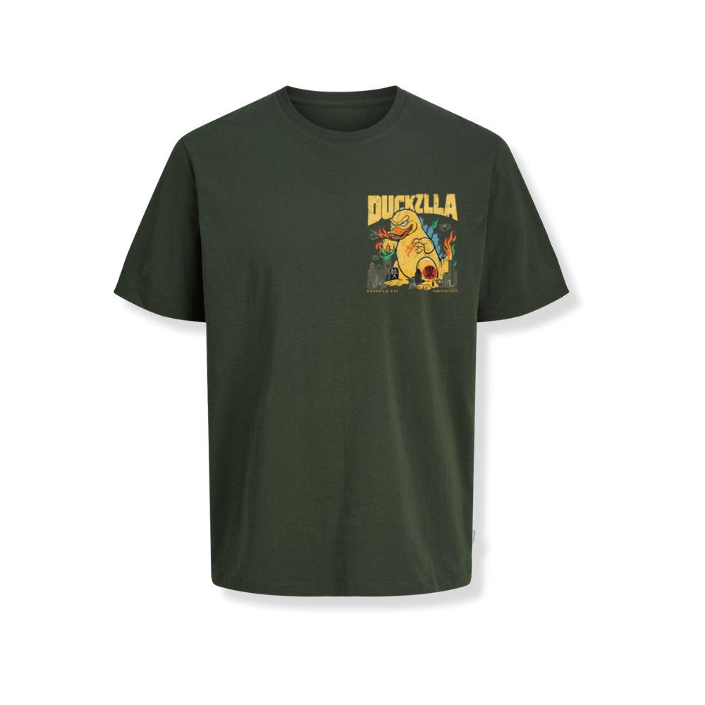 Giant Duck Monster Retro Cartoon Design T-Shirts