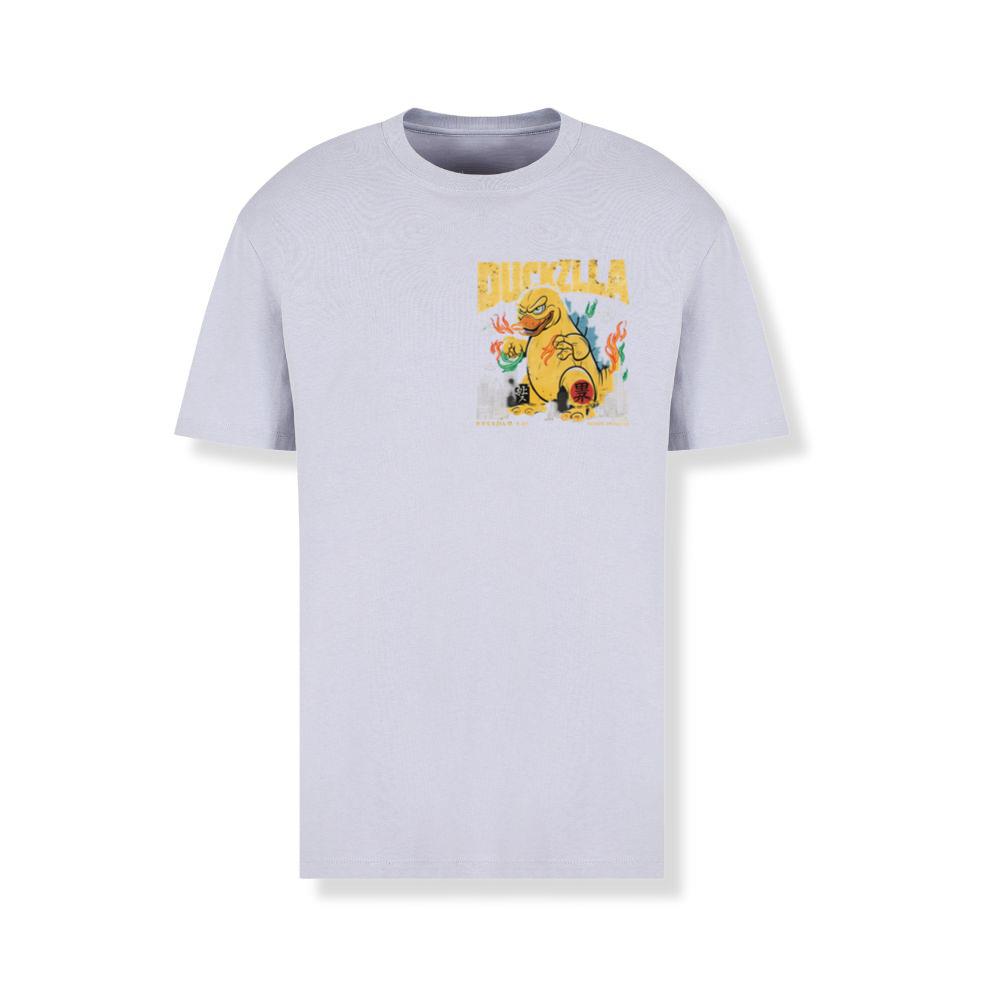 Giant Duck Monster Retro Cartoon Design T-Shirts - Image 2