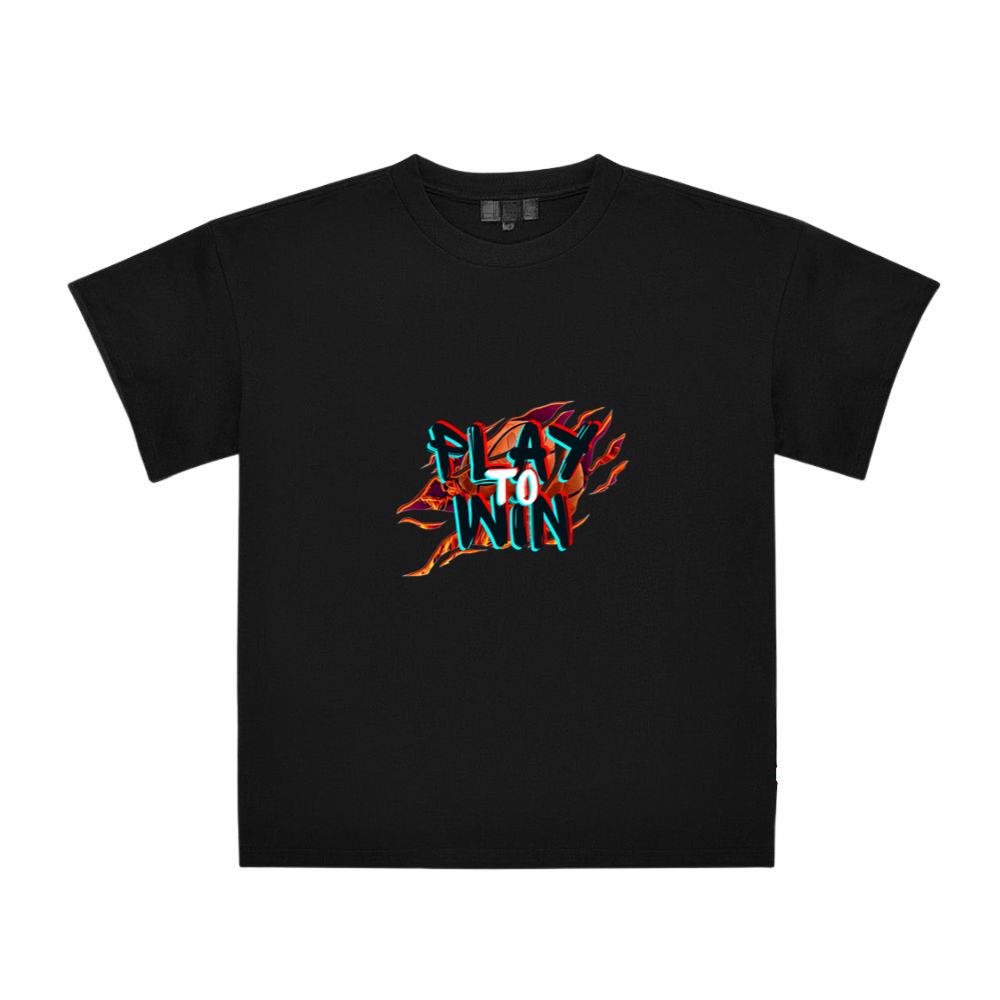 Glitch Style Play To Win Basketball Sport Unisex Top T-Shirts