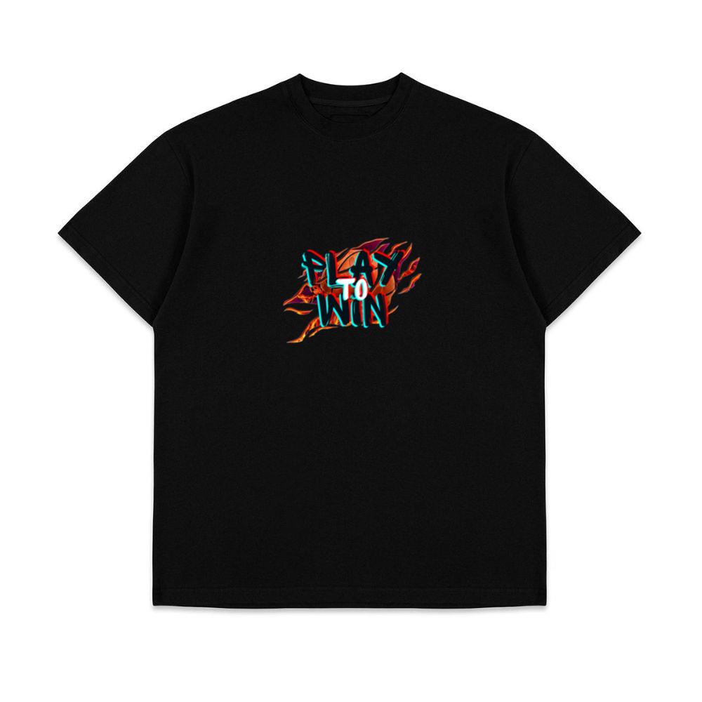 Glitch Style Play To Win Basketball Sport Unisex Top T-Shirts