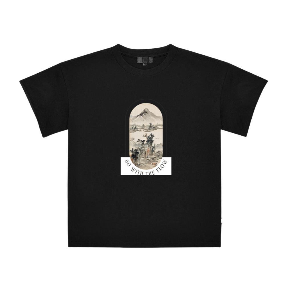Go With The Flow Cute Casual Wear Top Unisex T-Shirts
