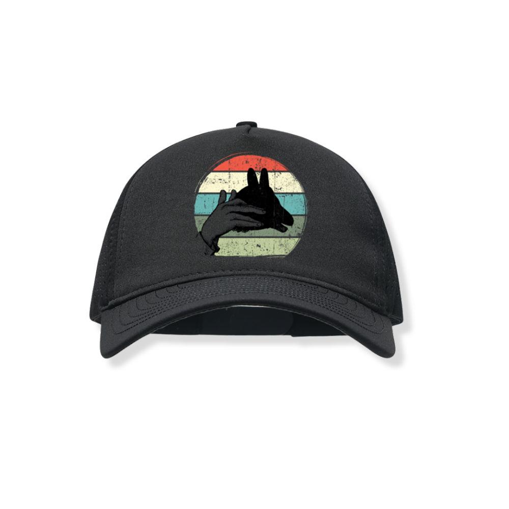 Goat Shadow Art Animal Rescue Farm Animal Adoption Gift Black Hat