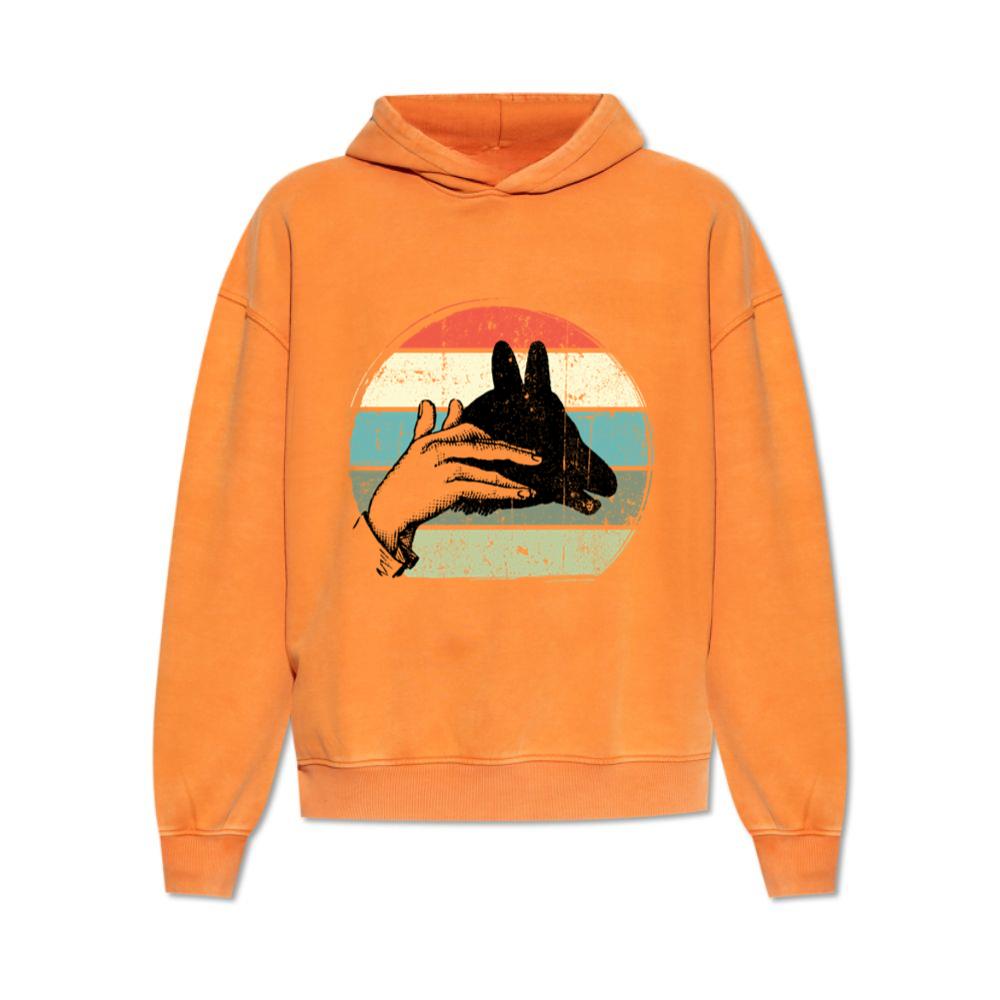Goat Shadow Art Animal Rescue Farm Animal Adoption Gift Hoodie