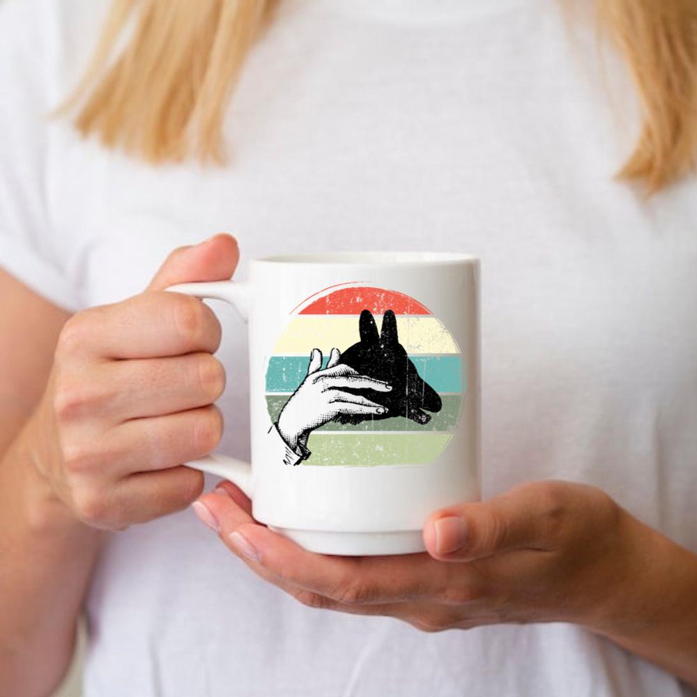 Goat Shadow Art Animal Rescue Farm Animal Adoption Gift Mug