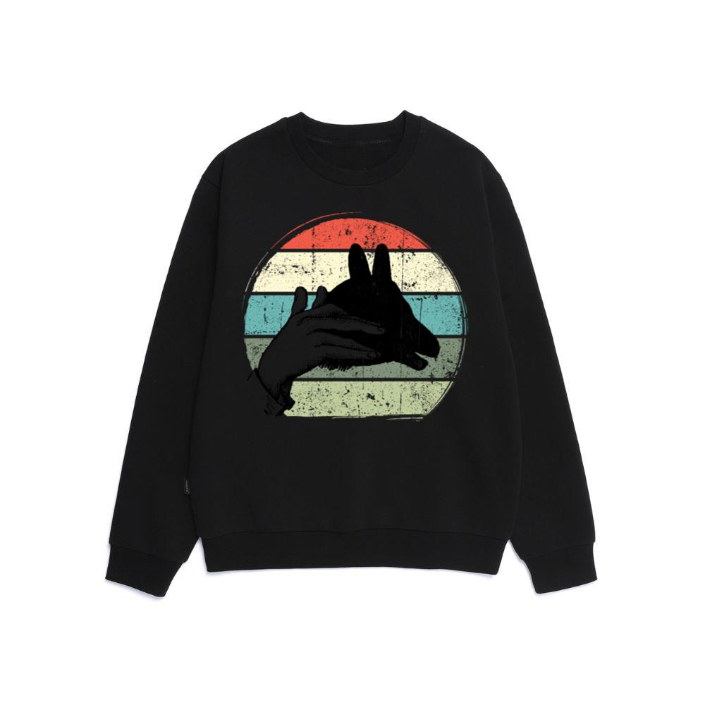 Goat Shadow Art Animal Rescue Farm Animal Adoption Gift Sweatshirt