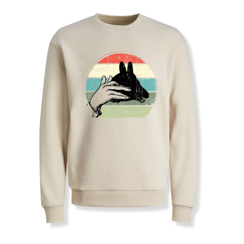 Goat Shadow Art Animal Rescue Farm Animal Adoption Gift Sweatshirt 2 Goat Shadow Art Animal Rescue Farm Animal Adoption Gift Sweatshirt - Image 2