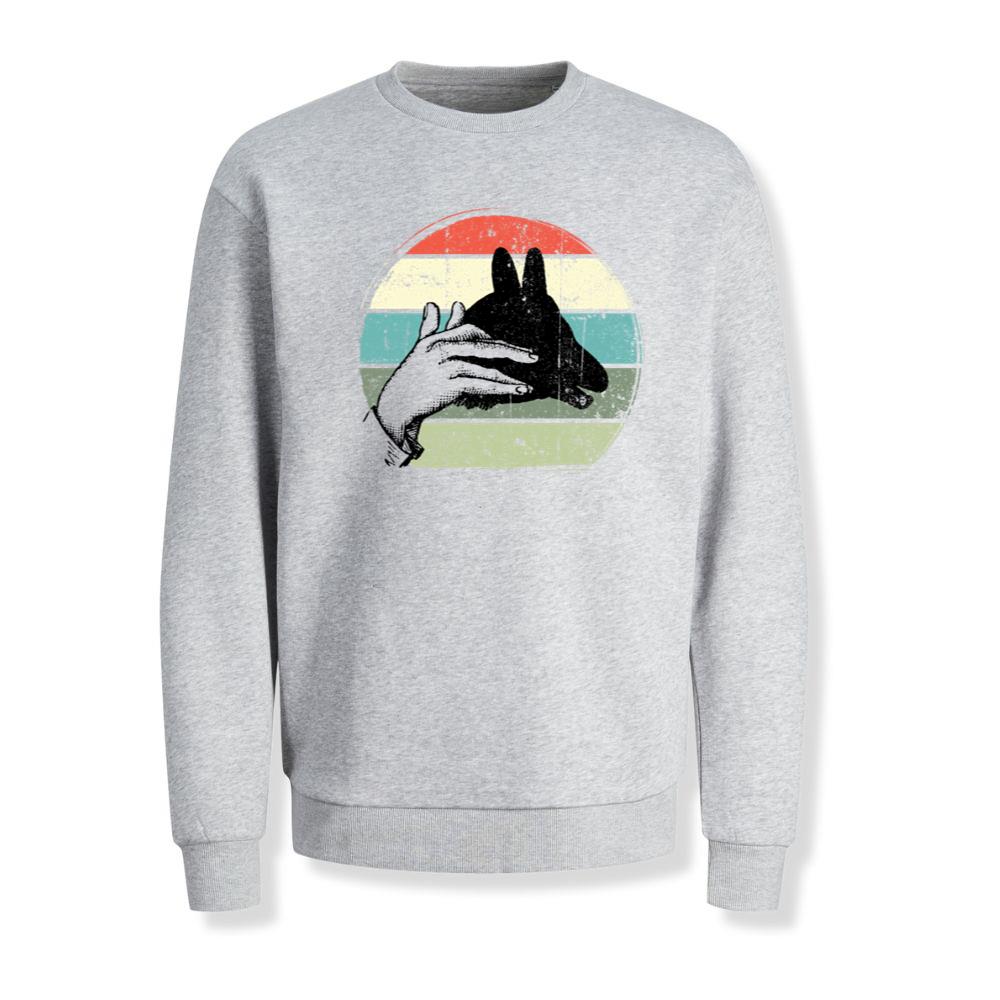 Goat Shadow Art Animal Rescue Farm Animal Adoption Gift Sweatshirt