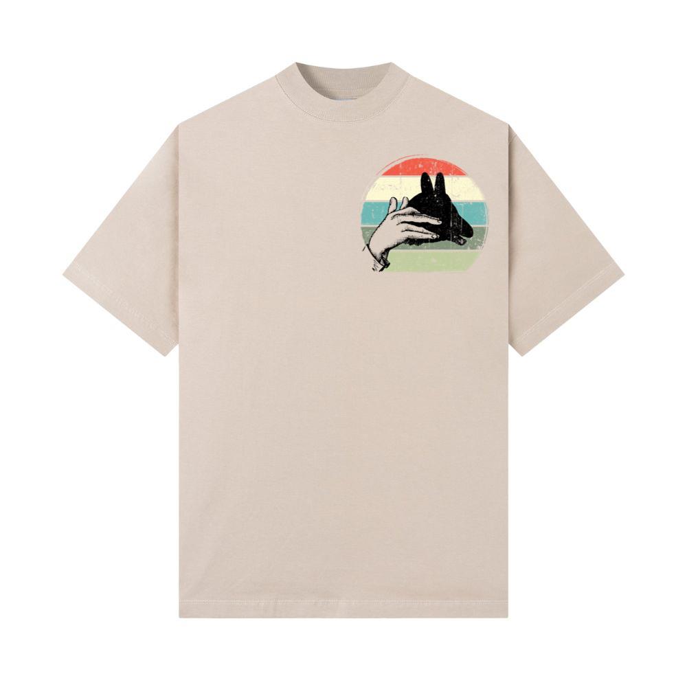 Goat Shadow Art Animal Rescue Farm Animal Adoption Gift T-Shirt