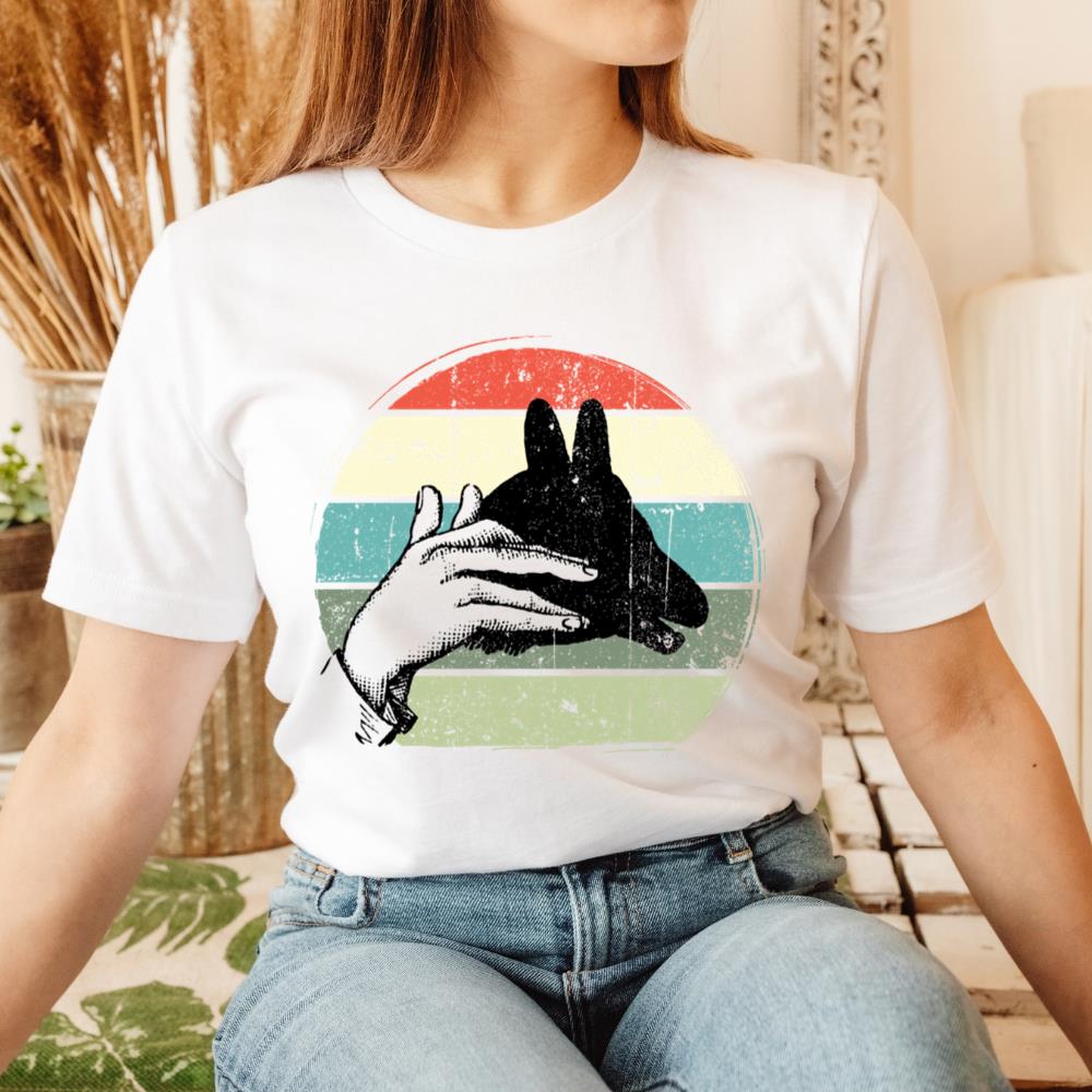 Goat Shadow Art Animal Rescue Farm Animal Adoption Gift T-Shirt