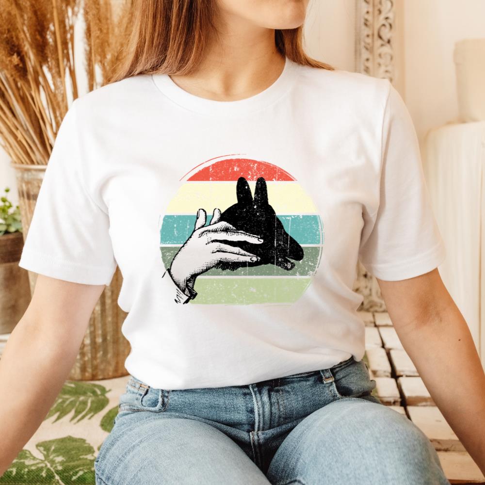 Goat Shadow Art Animal Rescue Farm Animal Adoption Gift T-Shirt