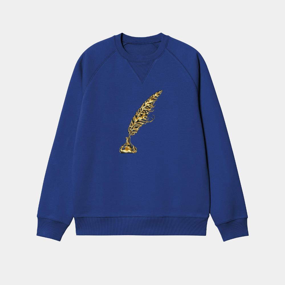 Golden Feather Quill Sweatshirt