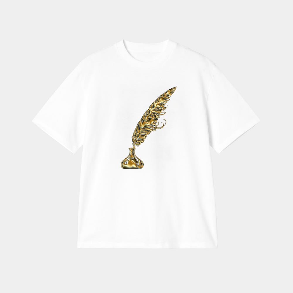 Golden Feather Quill T-Shirt