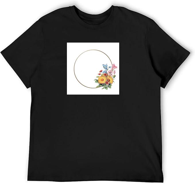 Golden Frame with Flowers T-Shirts