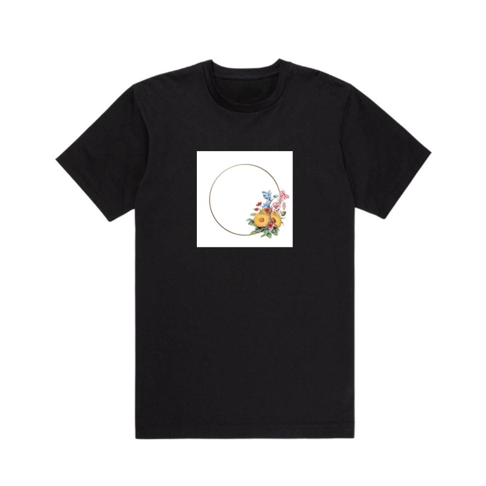 Golden Frame with Flowers T-Shirts
