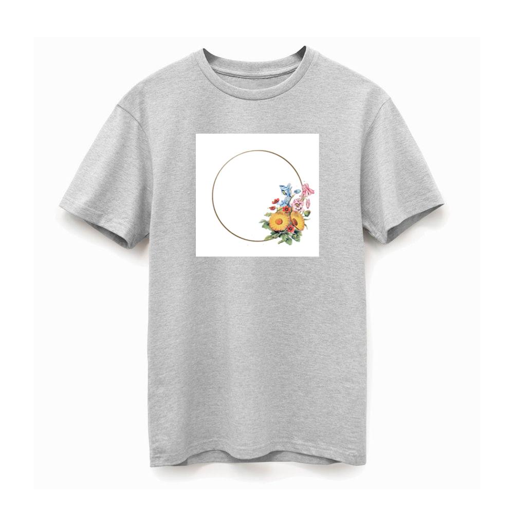 Golden Frame with Flowers T-Shirts