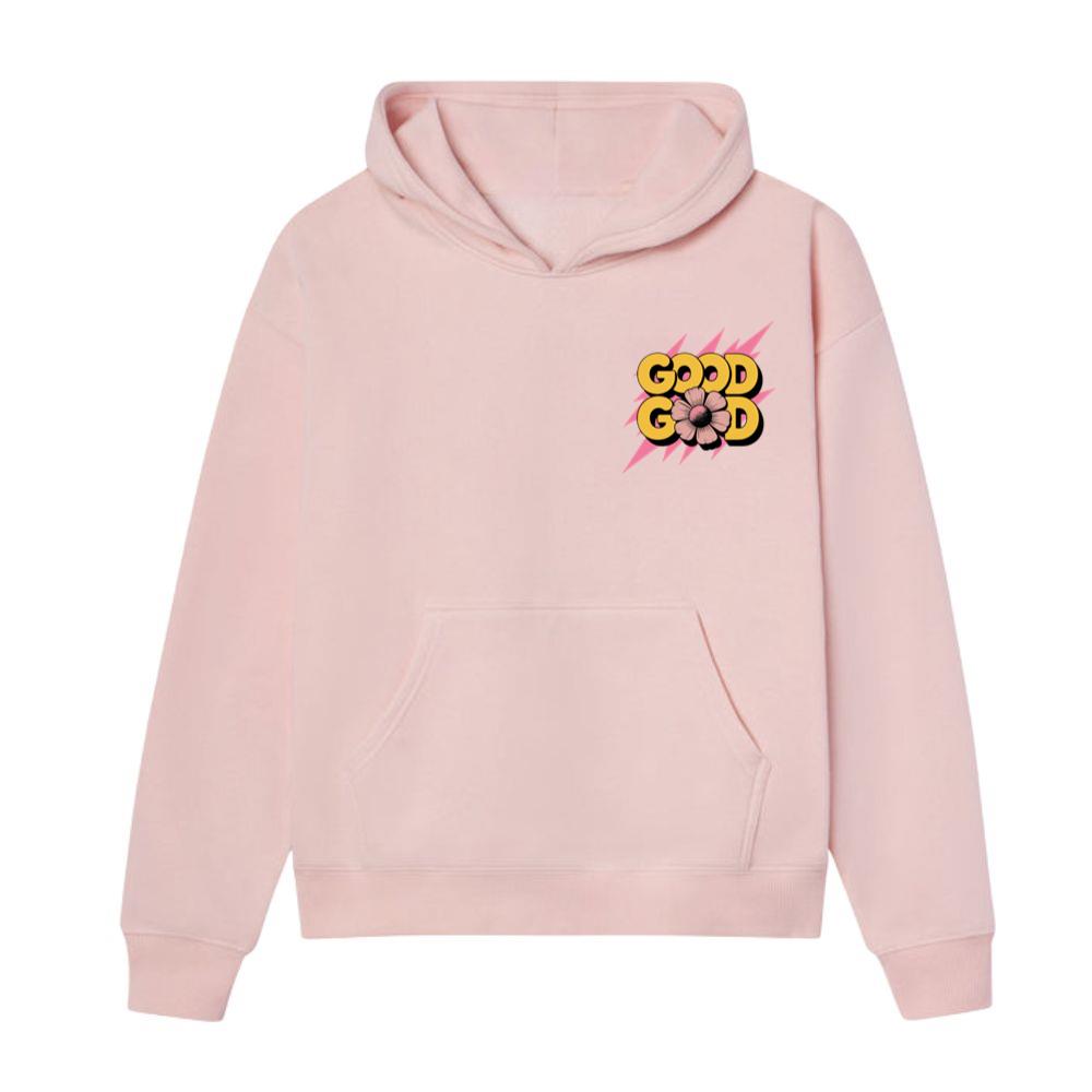 Good Good Retro Bold Text Graphic Hoodie