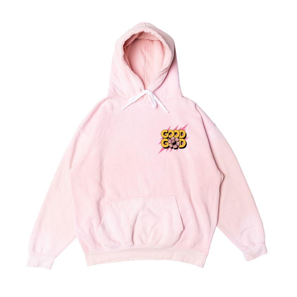 Good Good Retro Bold Text Graphic Hoodie